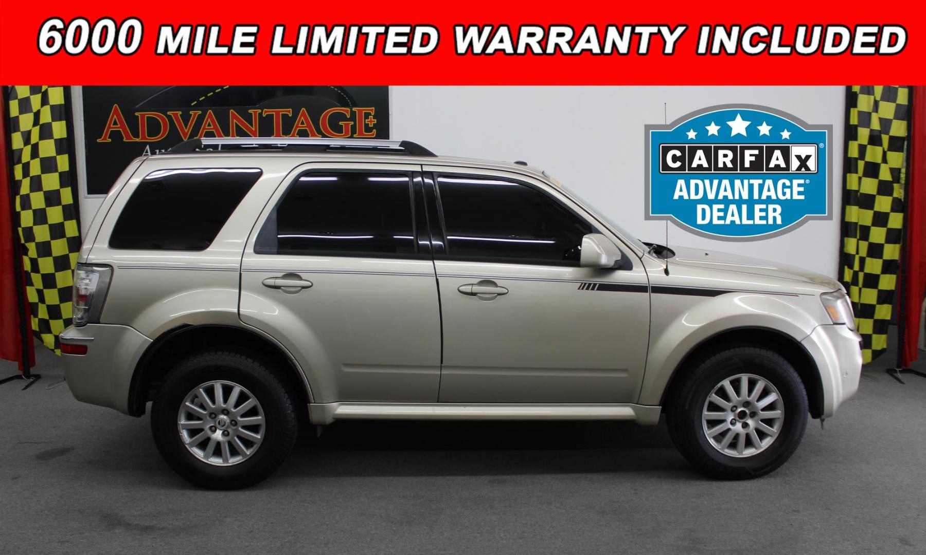 2010 GOLD /Gray Mercury Mariner Premier I4 4WD (4M2CN9H7XAK) with an 2.5L L4 DOHC 16V engine, 6-Speed Automatic transmission, located at 533 S West End Blvd., Quakertown, PA, 18951, (877) 257-4995, 40.343994, -75.303604 - INCLUDED IN THE SALE PRICE OF EVERY VEHICLE: 48 Hour Money Back Guarantee 6 Month - 6,000 Mile Warranty Brand New PA State Inspection & Emission $10 Oil Changes for the Life of the Loan Complete CARFAX - Photo#0