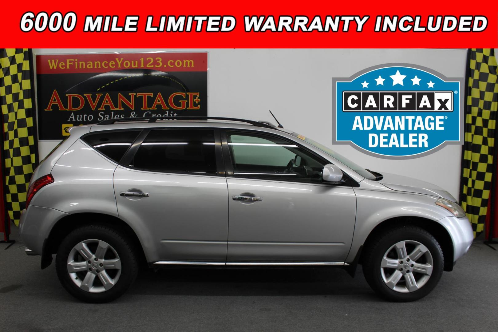 2007 SILVER /GRAY Nissan Murano S AWD (JN8AZ08W67W) with an 3.5L V6 DOHC 24V engine, Automatic CVT Overdrive transmission, located at 533 S West End Blvd., Quakertown, PA, 18951, (877) 257-4995, 40.343994, -75.303604 - INCLUDED IN THE SALE PRICE OF EVERY VEHICLE: 48 Hour Money Back Guarantee 6 Month - 6,000 Mile Warranty Brand New PA State Inspection & Emission $10 Oil Changes for the Life of the Loan Complete CARFAX - Photo#0