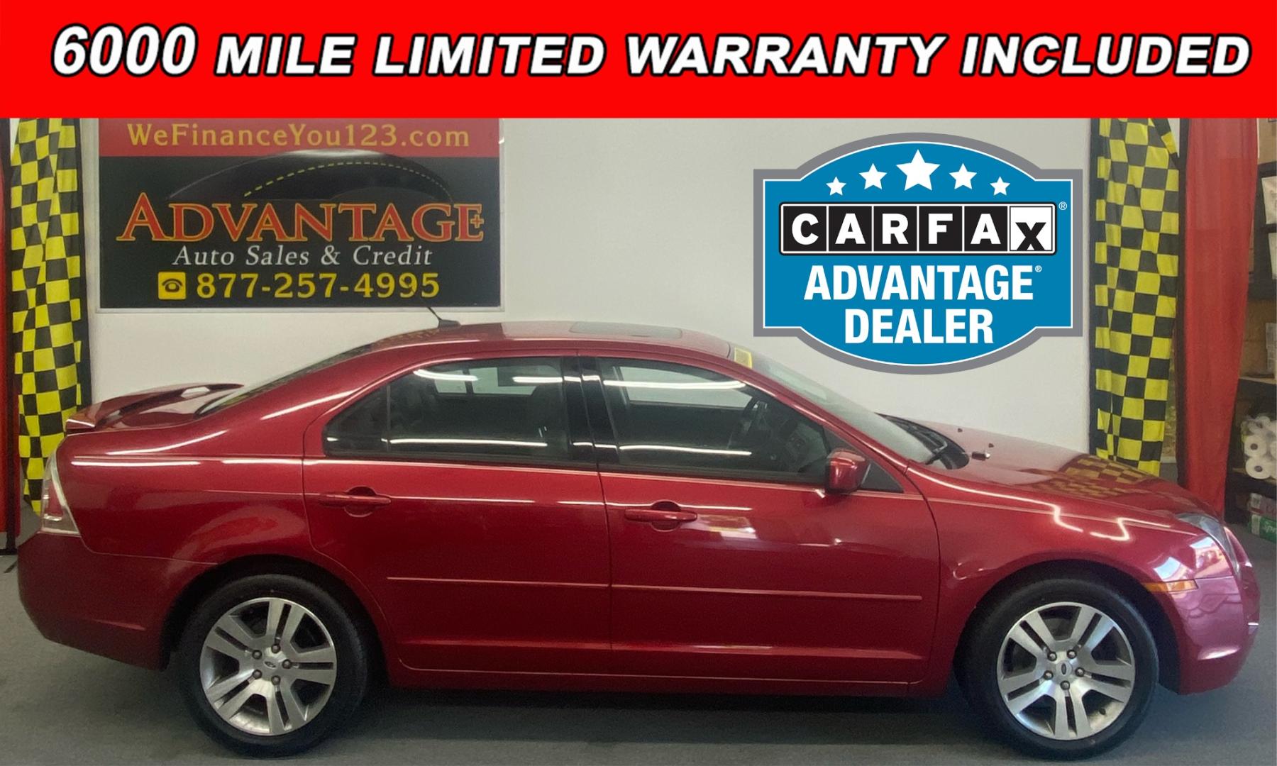 2007 RED /BLACK Ford Fusion SE (3FAHP07Z27R) with an 2.3L L4 DOHC 16V engine, located at 533 S West End Blvd., Quakertown, PA, 18951, (877) 257-4995, 40.343994, -75.303604 - INCLUDED IN THE SALE PRICE OF EVERY VEHICLE: 48 Hour Money Back Guarantee 6 Month - 6,000 Mile Warranty Brand New PA State Inspection & Emission $10 Oil Changes for the Life of the Loan Complete CARFAX - Photo#0