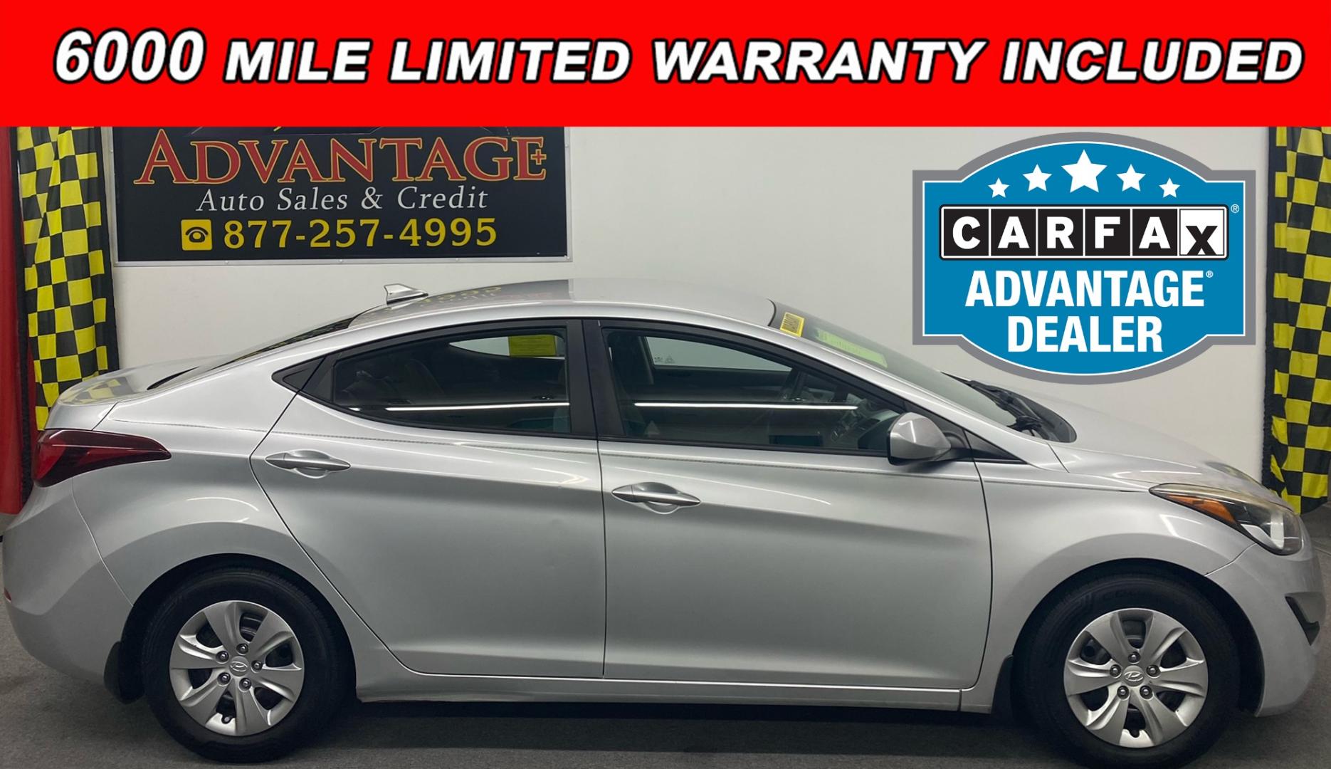 2016 SILVER /Gray Hyundai Elantra (KMHDH4AE6GU) , located at 533 S West End Blvd., Quakertown, PA, 18951, (877) 257-4995, 40.343994, -75.303604 - INCLUDED IN THE SALE PRICE OF EVERY VEHICLE: 48 Hour Money Back Guarantee 6 Month - 6,000 Mile Warranty Brand New PA State Inspection & Emission $10 Oil Changes for the Life of the Loan Complete CARFAX - Photo#0
