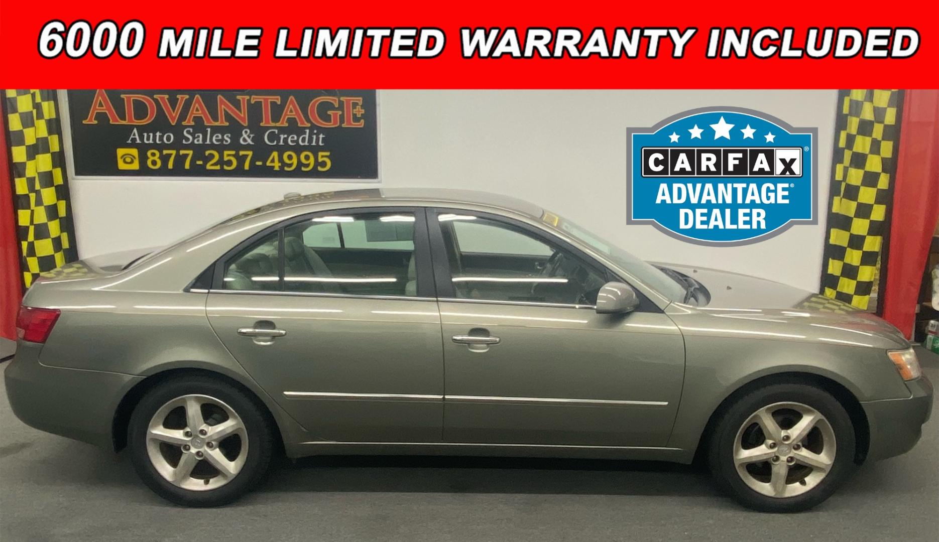 2008 Green /tan Hyundai Sonata Limited (5NPEU46C48H) with an 2.4L L4 DOHC 16V engine, 4-Speed Automatic Overdrive transmission, located at 533 S West End Blvd., Quakertown, PA, 18951, (877) 257-4995, 40.343994, -75.303604 - INCLUDED IN THE SALE PRICE OF EVERY VEHICLE: 48 Hour Money Back Guarantee 6 Month - 6,000 Mile Warranty Brand New PA State Inspection & Emission $10 Oil Changes for the Life of the Loan Complete CARFAX - Photo#0