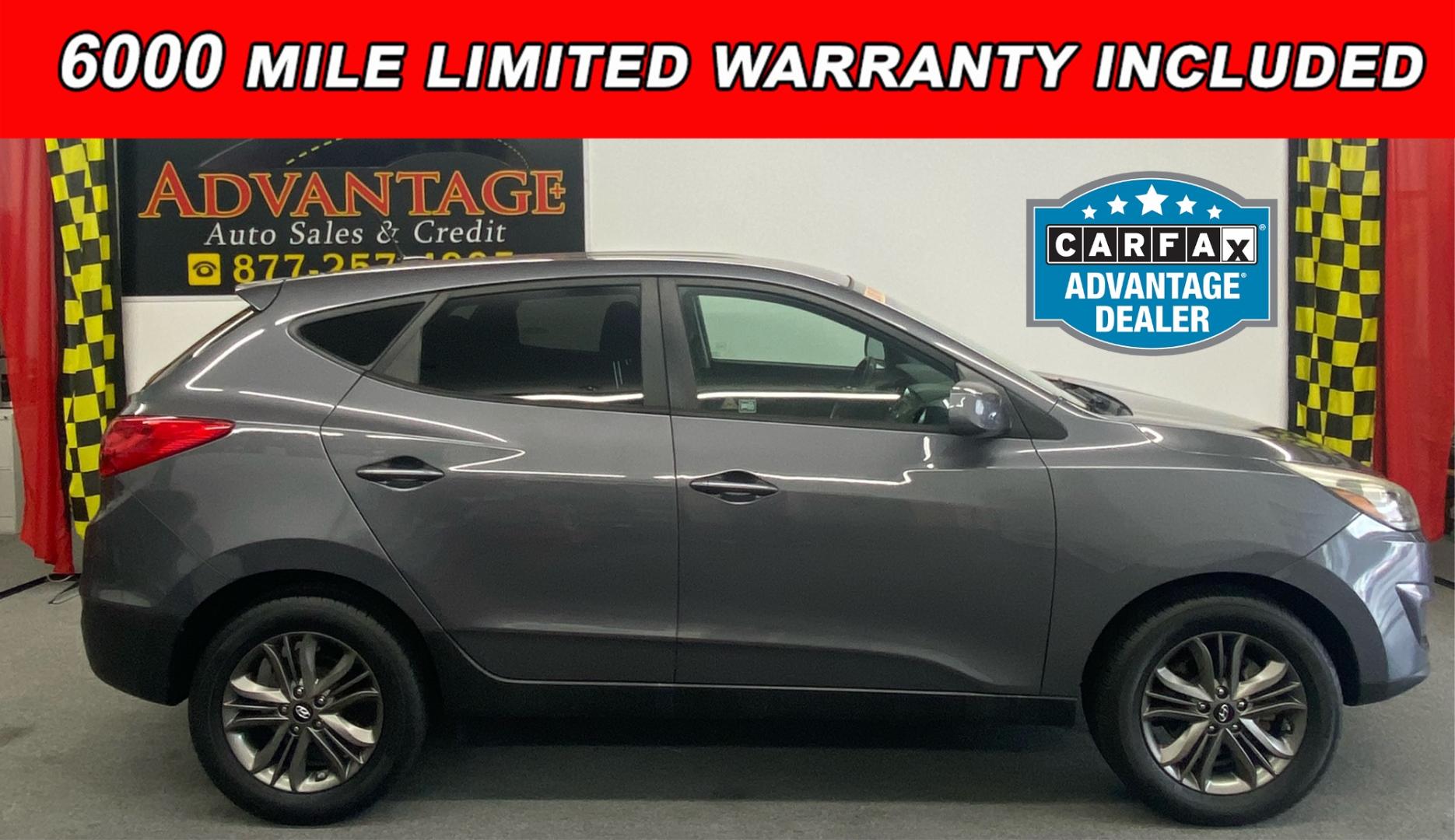 2015 BLACK /GRAY Hyundai Tucson SE FWD (KM8JT3AF5FU) with an 2.0L L4 DOHC 16V engine, 6-Speed Automatic transmission, located at 533 S West End Blvd., Quakertown, PA, 18951, (877) 257-4995, 40.343994, -75.303604 - INCLUDED IN THE SALE PRICE OF EVERY VEHICLE: 48 Hour Money Back Guarantee 6 Month - 6,000 Mile Warranty Brand New PA State Inspection & Emission $10 Oil Changes for the Life of the Loan Complete CARFAX - Photo#0
