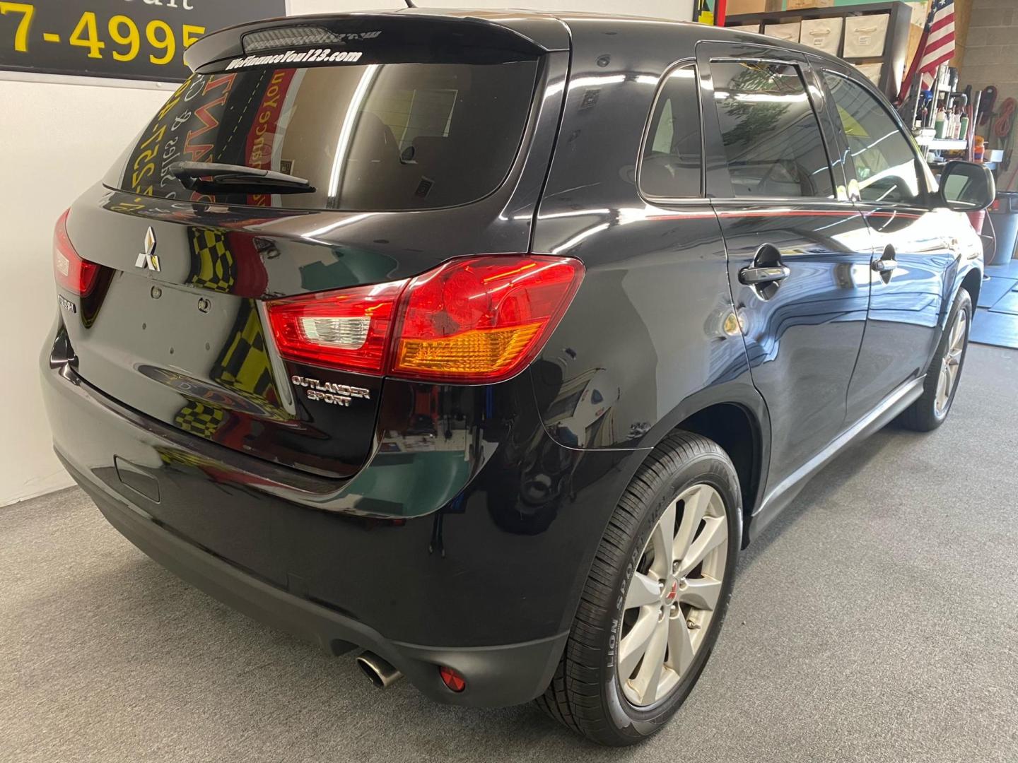 2013 BLACK /GRAY Mitsubishi Outlander Sport SE AWD (4A4AR4AU0DE) with an 2.0L L4 DOHC 16V engine, Continuously Variable Transmission transmission, located at 533 S West End Blvd., Quakertown, PA, 18951, (877) 257-4995, 40.343994, -75.303604 - INCLUDED IN THE SALE PRICE OF EVERY VEHICLE: 48 Hour Money Back Guarantee 6 Month - 6,000 Mile Warranty Brand New PA State Inspection & Emission $10 Oil Changes for the Life of the Loan Complete CARFAX - Photo#3