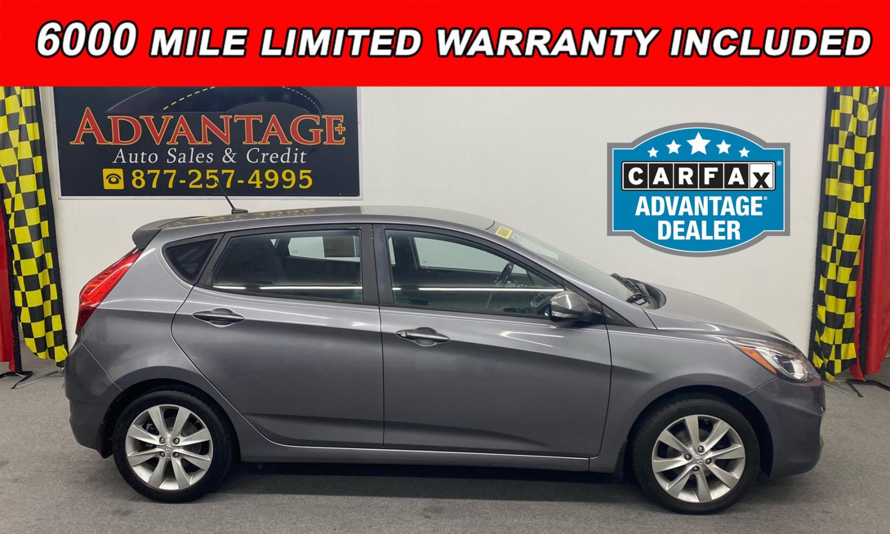 2013 GRAY /BLACK Hyundai Accent SE 5-Door (KMHCU5AE7DU) with an 1.6L L4 DOHC 16V engine, located at 533 S West End Blvd., Quakertown, PA, 18951, (877) 257-4995, 40.343994, -75.303604 - INCLUDED IN THE SALE PRICE OF EVERY VEHICLE: 48 Hour Money Back Guarantee 6 Month - 6,000 Mile Warranty Brand New PA State Inspection & Emission $10 Oil Changes for the Life of the Loan Complete CARFAX - Photo#0
