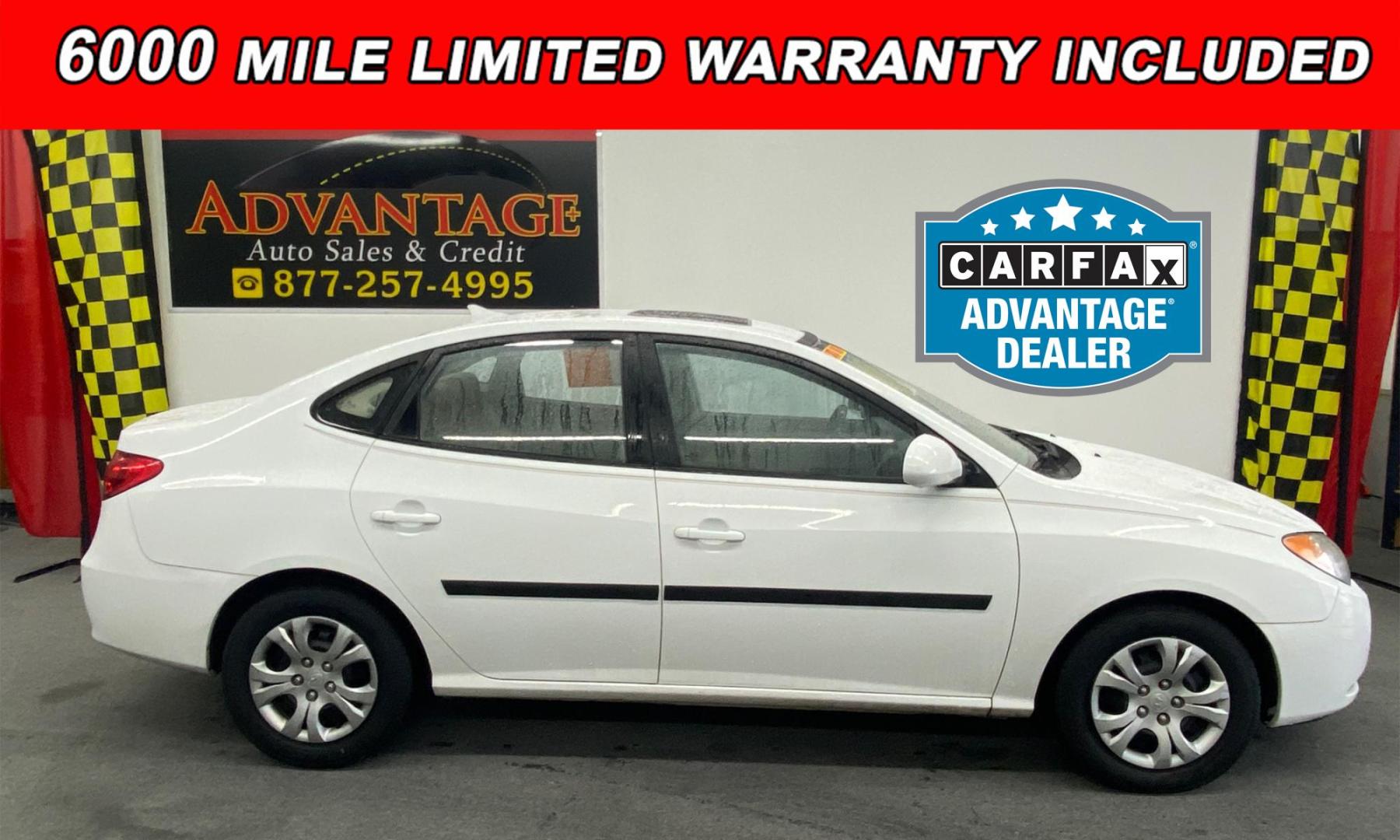 2009 White /Tan Hyundai Elantra GLS (KMHDU46D09U) with an 2.0L L4 DOHC 16V engine, located at 533 S West End Blvd., Quakertown, PA, 18951, (877) 257-4995, 40.343994, -75.303604 - Photo#0