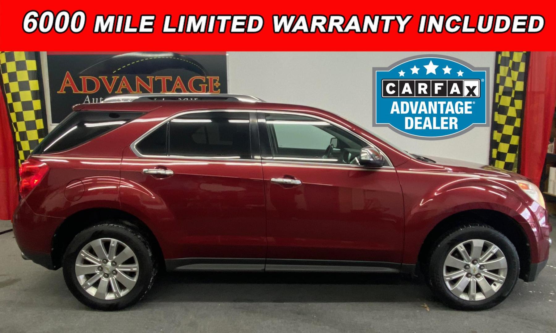 2010 RED /BLACK Chevrolet Equinox LT1 FWD (2CNFLPEY6A6) with an 3.0L V6 DOHC 24V engine, 6-Speed Automatic transmission, located at 533 S West End Blvd., Quakertown, PA, 18951, (877) 257-4995, 40.343994, -75.303604 - INCLUDED IN THE SALE PRICE OF EVERY VEHICLE: 48 Hour Money Back Guarantee 6 Month - 6,000 Mile Warranty Brand New PA State Inspection & Emission $10 Oil Changes for the Life of the Loan Complete CARFAX - Photo#0