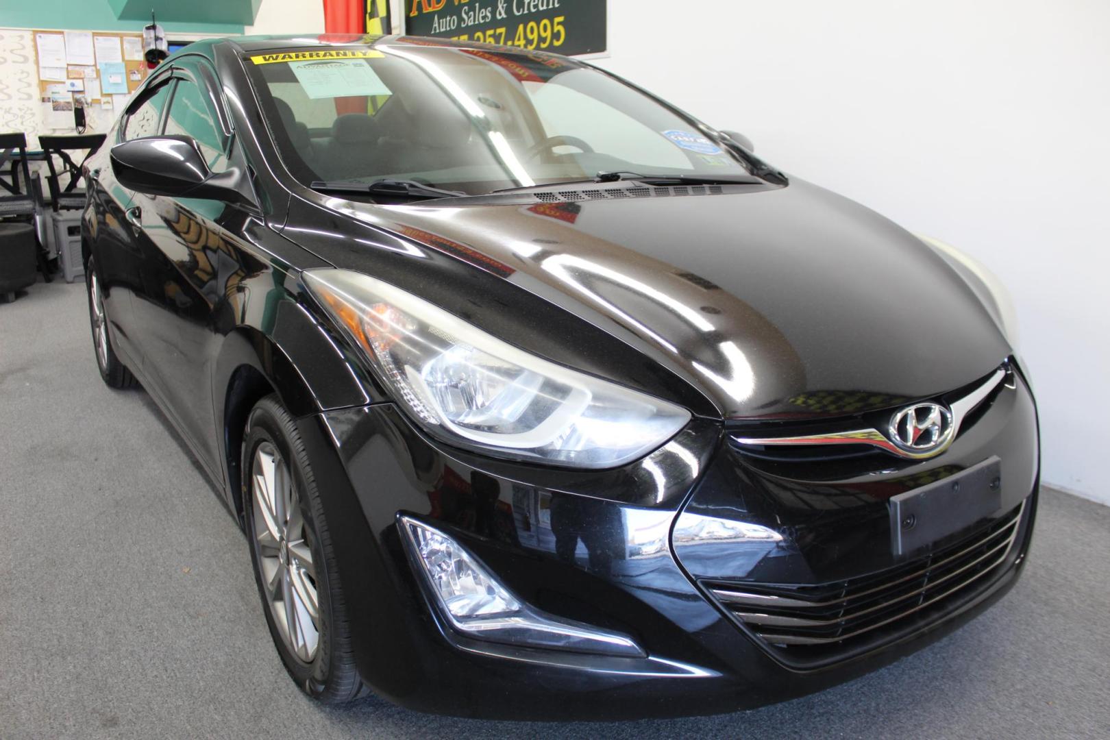 2014 BLACK /Gray Hyundai Elantra Limited (5NPDH4AE1EH) with an 1.8L L4 DOHC 16V engine, 6-Speed Automatic transmission, located at 533 S West End Blvd., Quakertown, PA, 18951, (877) 257-4995, 40.343994, -75.303604 - INCLUDED IN THE SALE PRICE OF EVERY VEHICLE: 48 Hour Money Back Guarantee 6 Month - 6,000 Mile Warranty Brand New PA State Inspection & Emission $10 Oil Changes for the Life of the Loan Complete CARFAX - Photo#2