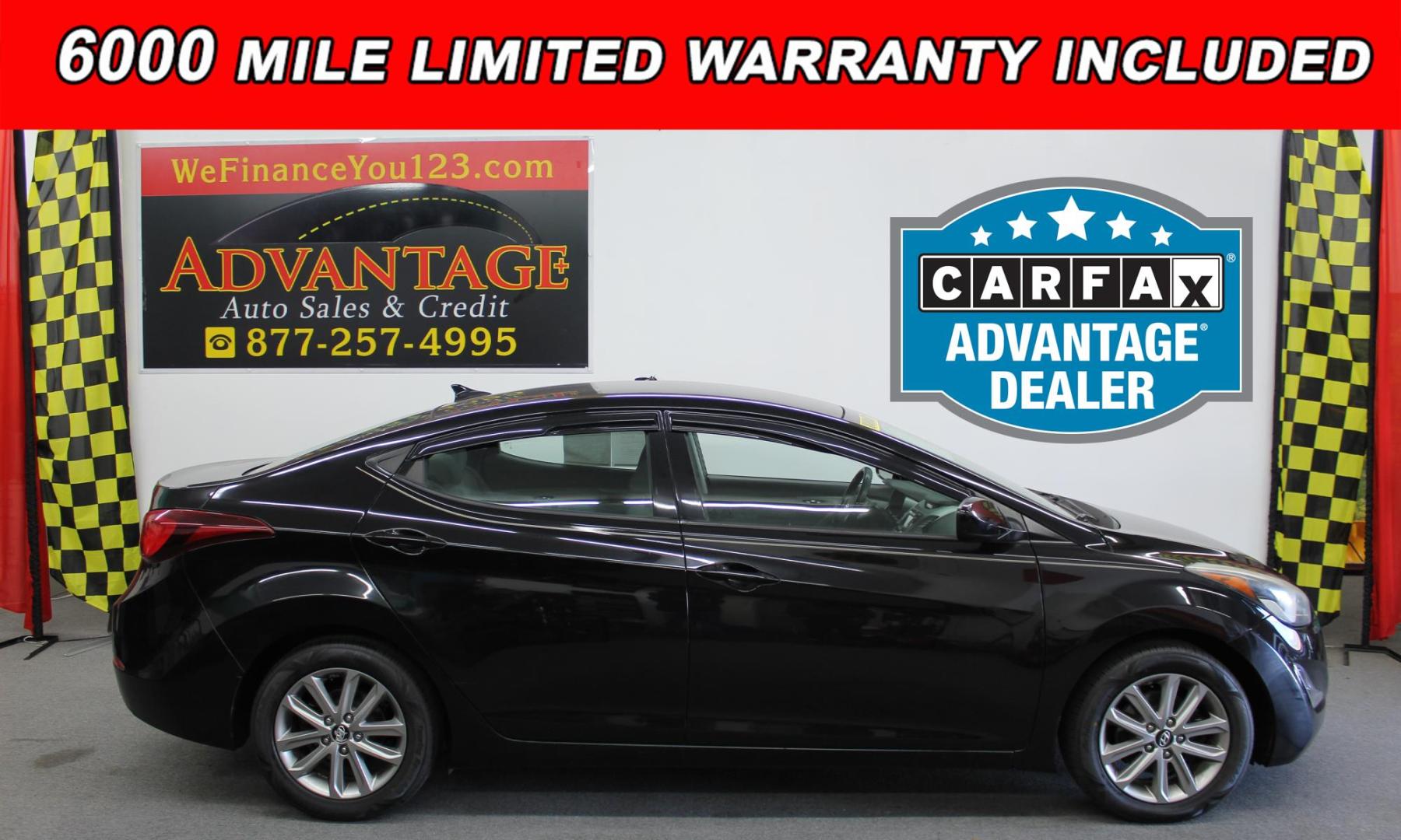 2014 BLACK /Gray Hyundai Elantra Limited (5NPDH4AE1EH) with an 1.8L L4 DOHC 16V engine, 6-Speed Automatic transmission, located at 533 S West End Blvd., Quakertown, PA, 18951, (877) 257-4995, 40.343994, -75.303604 - INCLUDED IN THE SALE PRICE OF EVERY VEHICLE: 48 Hour Money Back Guarantee 6 Month - 6,000 Mile Warranty Brand New PA State Inspection & Emission $10 Oil Changes for the Life of the Loan Complete CARFAX - Photo#0