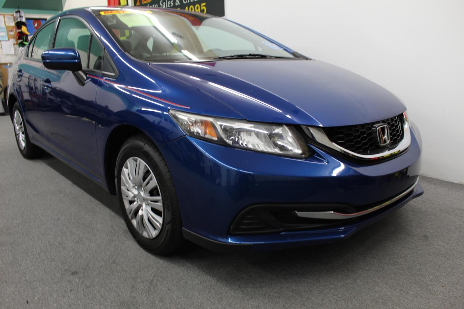 2015 Blue /GRAY Honda Civic LX Sedan CVT (19XFB2F58FE) with an 1.8L L4 SOHC 16V engine, Continuously Variable Transmission transmission, located at 533 S West End Blvd., Quakertown, PA, 18951, (877) 257-4995, 40.343994, -75.303604 - INCLUDED IN THE SALE PRICE OF EVERY VEHICLE: 48 Hour Money Back Guarantee 6 Month - 6,000 Mile Warranty Brand New PA State Inspection & Emission $10 Oil Changes for the Life of the Loan Complete CARFAX - Photo#2