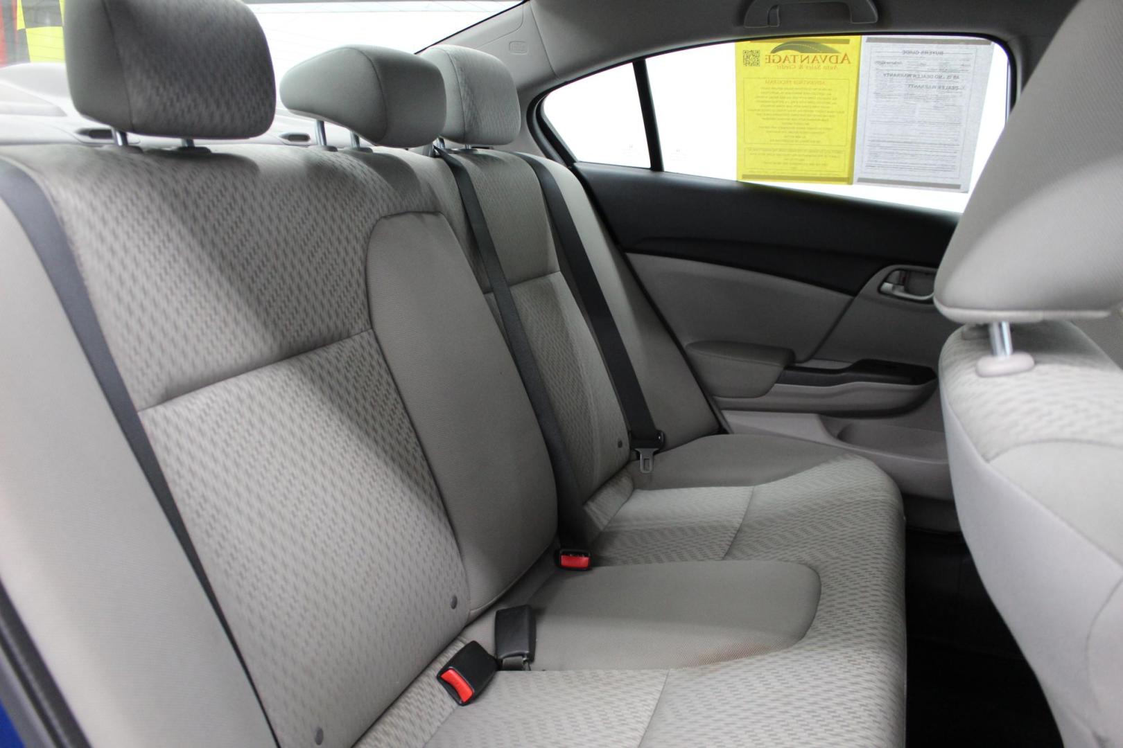 2015 Blue /GRAY Honda Civic LX Sedan CVT (19XFB2F58FE) with an 1.8L L4 SOHC 16V engine, Continuously Variable Transmission transmission, located at 533 S West End Blvd., Quakertown, PA, 18951, (877) 257-4995, 40.343994, -75.303604 - INCLUDED IN THE SALE PRICE OF EVERY VEHICLE: 48 Hour Money Back Guarantee 6 Month - 6,000 Mile Warranty Brand New PA State Inspection & Emission $10 Oil Changes for the Life of the Loan Complete CARFAX - Photo#4