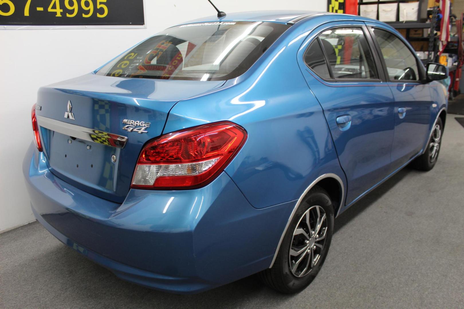 2018 Blue /GRAY Mitsubishi Mirage G4 ES CVT (ML32F3FJ4JH) with an 1.2L L3 DOHC engine, CVT transmission, located at 533 S West End Blvd., Quakertown, PA, 18951, (877) 257-4995, 40.343994, -75.303604 - INCLUDED IN THE SALE PRICE OF EVERY VEHICLE: 48 Hour Money Back Guarantee 6 Month - 6,000 Mile Warranty Brand New PA State Inspection & Emission $10 Oil Changes for the Life of the Loan Complete CARFAX - Photo#3