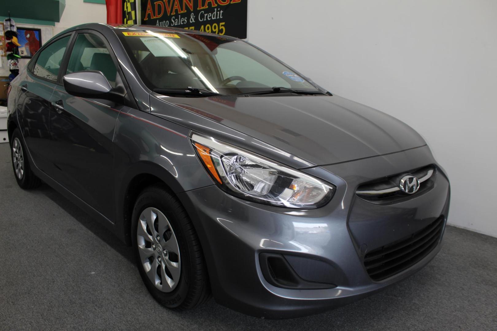 2017 Gray /GRAY Hyundai Accent SE 4-Door 6M (KMHCT4AE9HU) with an 1.6L L4 DOHC 16V engine, 6M transmission, located at 533 S West End Blvd., Quakertown, PA, 18951, (877) 257-4995, 40.343994, -75.303604 - INCLUDED IN THE SALE PRICE OF EVERY VEHICLE: 48 Hour Money Back Guarantee 6 Month - 6,000 Mile Warranty Brand New PA State Inspection & Emission $10 Oil Changes for the Life of the Loan Complete CARFAX - Photo#2