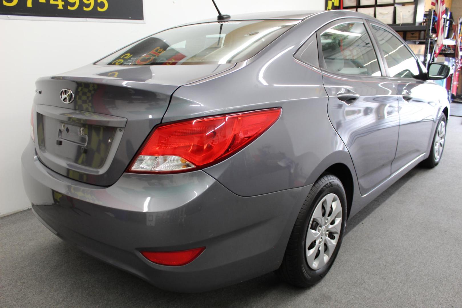 2017 Gray /GRAY Hyundai Accent SE 4-Door 6M (KMHCT4AE9HU) with an 1.6L L4 DOHC 16V engine, 6M transmission, located at 533 S West End Blvd., Quakertown, PA, 18951, (877) 257-4995, 40.343994, -75.303604 - INCLUDED IN THE SALE PRICE OF EVERY VEHICLE: 48 Hour Money Back Guarantee 6 Month - 6,000 Mile Warranty Brand New PA State Inspection & Emission $10 Oil Changes for the Life of the Loan Complete CARFAX - Photo#3