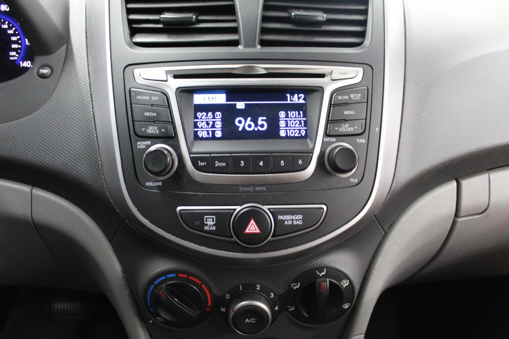 2017 Gray /GRAY Hyundai Accent SE 4-Door 6M (KMHCT4AE9HU) with an 1.6L L4 DOHC 16V engine, 6M transmission, located at 533 S West End Blvd., Quakertown, PA, 18951, (877) 257-4995, 40.343994, -75.303604 - INCLUDED IN THE SALE PRICE OF EVERY VEHICLE: 48 Hour Money Back Guarantee 6 Month - 6,000 Mile Warranty Brand New PA State Inspection & Emission $10 Oil Changes for the Life of the Loan Complete CARFAX - Photo#7