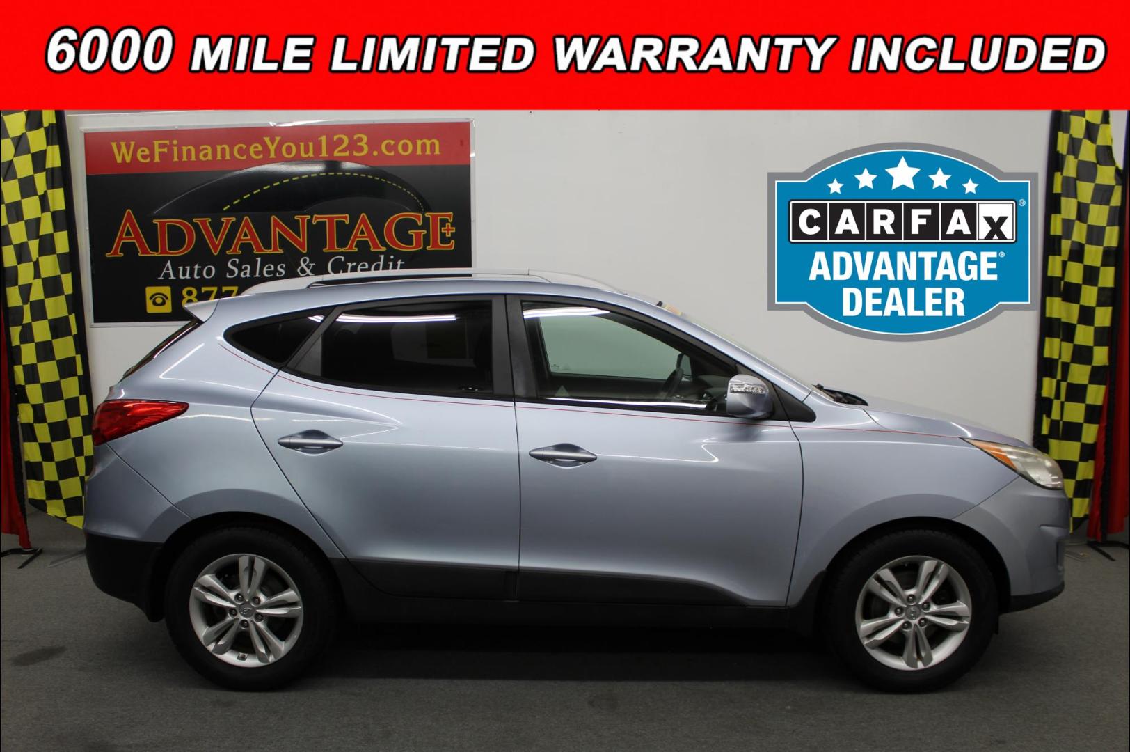 2012 Blue /GRAY Hyundai Tucson Limited Auto AWD (KM8JUCAC3CU) with an 2.4L L4 DOHC 16V engine, 6-Speed Automatic transmission, located at 533 S West End Blvd., Quakertown, PA, 18951, (877) 257-4995, 40.343994, -75.303604 - INCLUDED IN THE SALE PRICE OF EVERY VEHICLE: 48 Hour Money Back Guarantee 6 Month - 6,000 Mile Warranty Brand New PA State Inspection & Emission $10 Oil Changes for the Life of the Loan Complete CARFAX - Photo#0